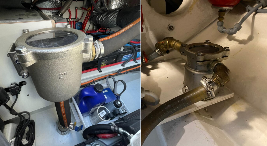 Andy Marine 316L z nehrdzavejúcej ocele Filter morskej vody