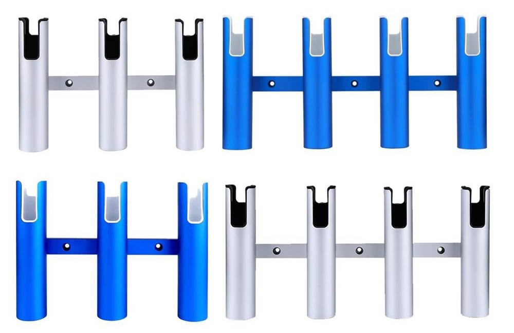 Špičkový námorný držiak prútov zo 4 trubiek z hliníkovej zliatiny