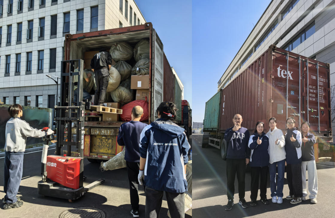 Nakladanie kontajnera do Austrálie dokončené!