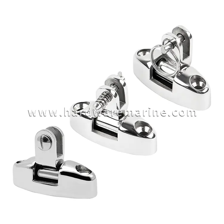 316 NEHODLESNÁ OCELA Nastaviteľná 180 stupňov člna Bimini Top SWIVEL DEAD PACK